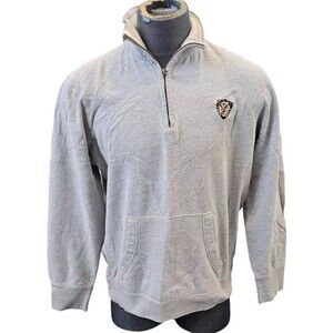 American Eagle Outfitters Mens Sweatshirt XL 1/4 Zip Pullover Long Sleeve Gray